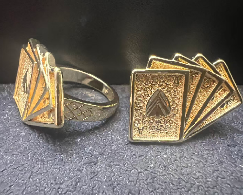 Card stack ring