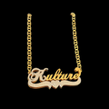 Custom double plated necklace