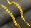 Heart nugget bracelet