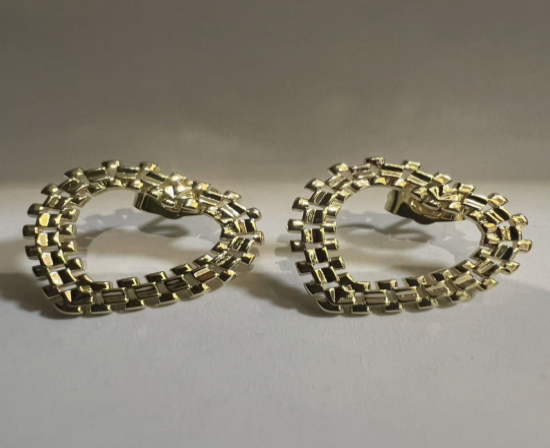 Rolex heart studs