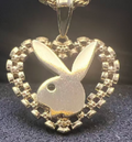 playboy rolex heart necklace