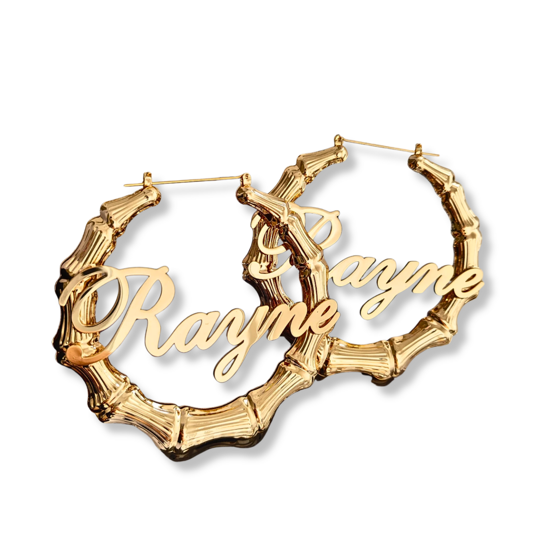 OG Bamboo name hoops