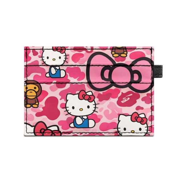 kitty camo card holder