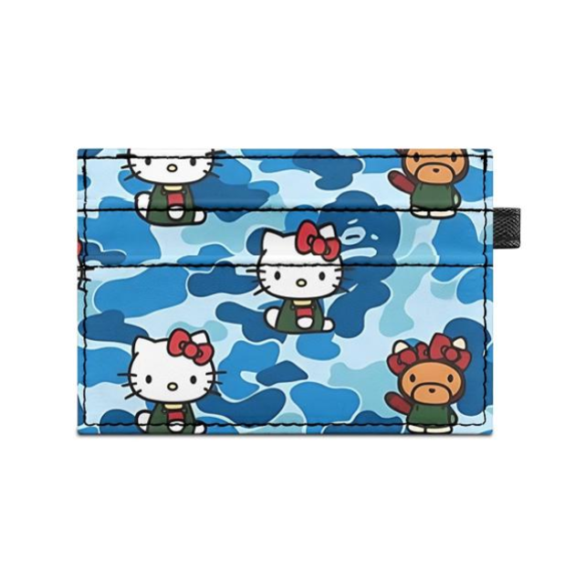 kitty camo card holder