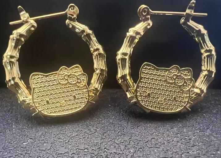 kitty face circle bamboos