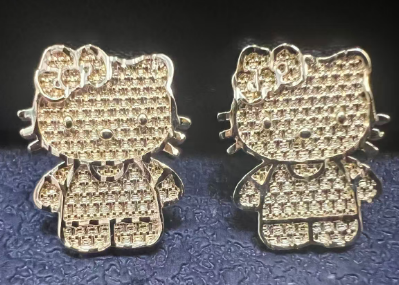 Pretty kitty FB studs