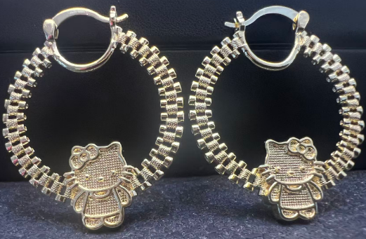 kitty flat rolex hoops