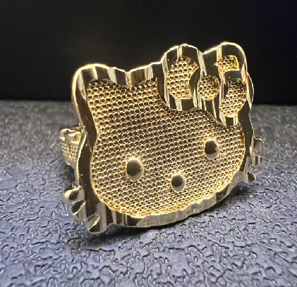 kitty face rolex ring