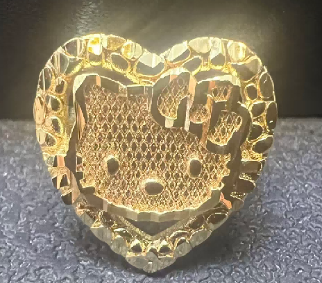Nugget kitty ring