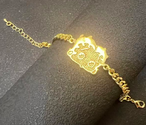 big face character bracelet