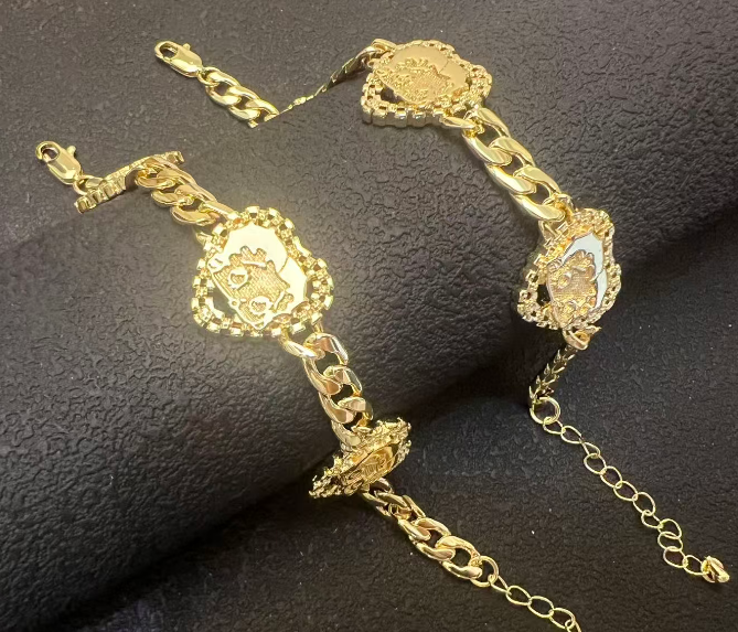 rolex heart character bracelet
